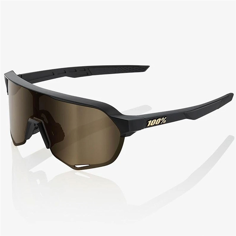 Brands 100% S2 Matte Black/Soft Gold Mirror Lens 2 Brands 100% S2 Matte Black/Soft Gold Mirror Lens