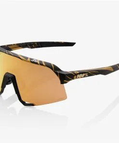 Brands 100% S3 Peter Sagan LE Metallic Gold Flake HiPER Gold Mirror Lens