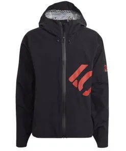 FIVETEN Five Ten All-Mountain Rain Jacket Black/Red