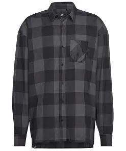 FIVETEN Five Ten Long Sleeve Flannel Shirt Grey/Black
