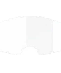 Sunglasses & Goggles IXS Injected Single Mirror Lens Clear Low Profile