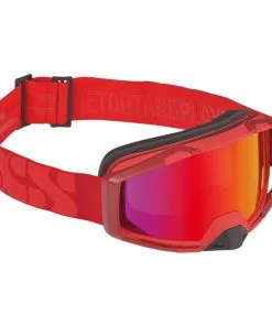 Sunglasses & Goggles IXS Trigger Goggle Racing Red/Orange Mirror