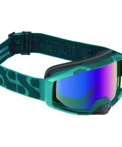 Sunglasses & Goggles IXS Trigger Goggle Everglade/Cobalt Mirror