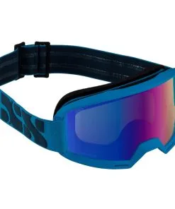 Sunglasses & Goggles IXS Trigger Goggle Hack Racing Blue/Mirror Blue