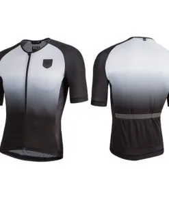Men's Bicycle Apparel Nalini Crit Ti Short Sleeve Jersey Black/White