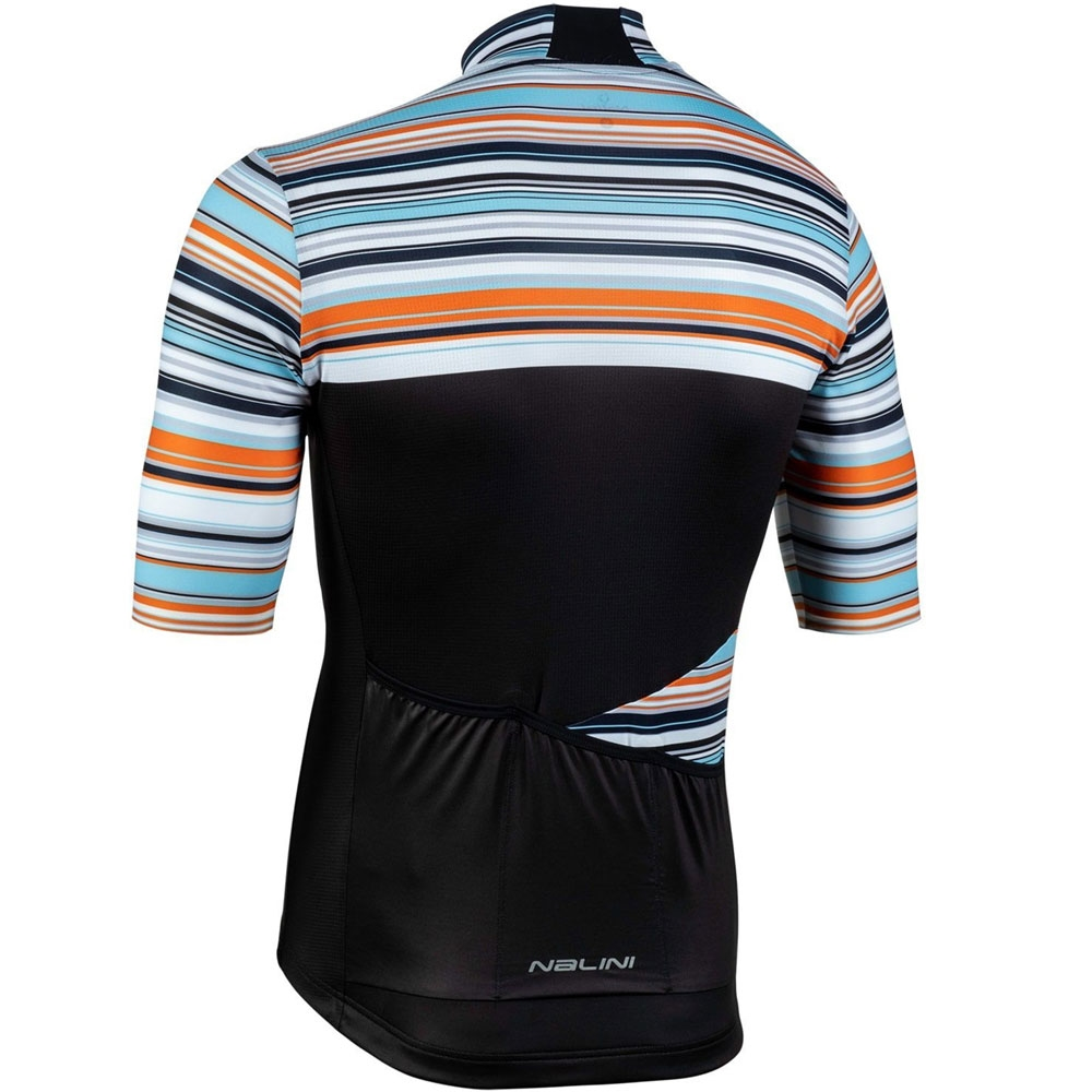 Men's Bicycle Apparel Nalini Seoul 1988 SS Jersey Black/Orange 4 Men's Bicycle Apparel Nalini Seoul 1988 SS Jersey Black/Orange - Image 2