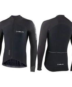 Men's Bicycle Apparel Nalini Ergo XWarm LS Jersey Black