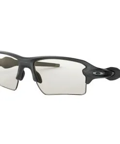 Apparel Oakley Flak 2.0 XL Steel/Clear Black Iridium Photochromic Lens