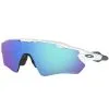 Sunglasses & Goggles Oakley Radar EV Path Polished White/ Prizm Sapphire Lens -Outlet Bicycle Gear Store Oakley20 OO9208 7338 2T