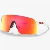Apparel Oakley Sutro Lite Matte White Prizm Ruby Lens -Outlet Bicycle Gear Store Oakley21 OO9463 1839 2T