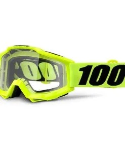 Brands 100% Accuri Goggle Fluo Yellow Clear Lens