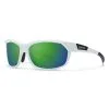 Brands Smith Optics Pivlock Overdrive Matte White/Green Sol X Mirror -Outlet Bicycle Gear Store Smith17 OVPCGMMW 2T
