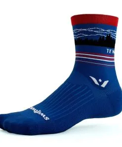 Men's Socks Swiftwick Vision Five Tribute Tennessee Mountains Socks