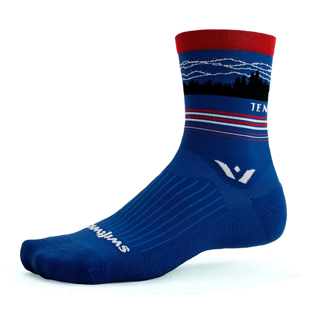 Men's Socks Swiftwick Vision Five Tribute Tennessee Mountains Socks 3 Men's Socks Swiftwick Vision Five Tribute Tennessee Mountains Socks