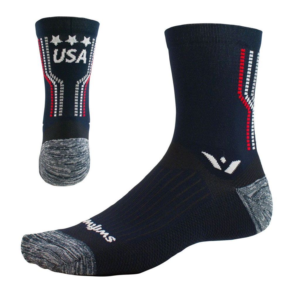Men's Socks Swiftwick Vision Five Tribute USA Proud Socks 3 Men's Socks Swiftwick Vision Five Tribute USA Proud Socks