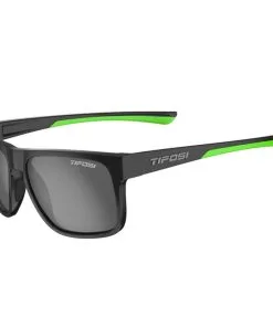 Apparel TIFOSI Swick Glasses Satin Black/Neon Smoke Polarized Lens
