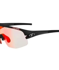 Apparel TIFOSI Sledge Lite Matte Black Fototec Clarion Red Fototec Lens