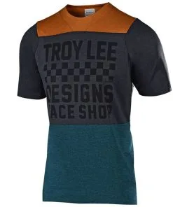 Junior Men's Troy Lee Designs Skyline Youth SS Checkers Jersey