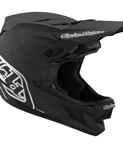 Helmet Sale Troy Lee Designs D4 Carbon MIPS Stealth Helmet Black/Silver -Outlet Bicycle Gear Store TLD21 1394370 4