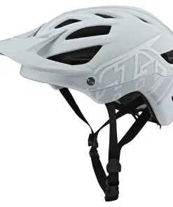 Helmet Sale Troy Lee Designs A1 MIPS Classic Helmet Light Gray/White