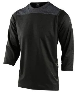 Men's Bicycle Apparel Troy Lee Designs Ruckus 3/4 Jersey Heather Dark Olive