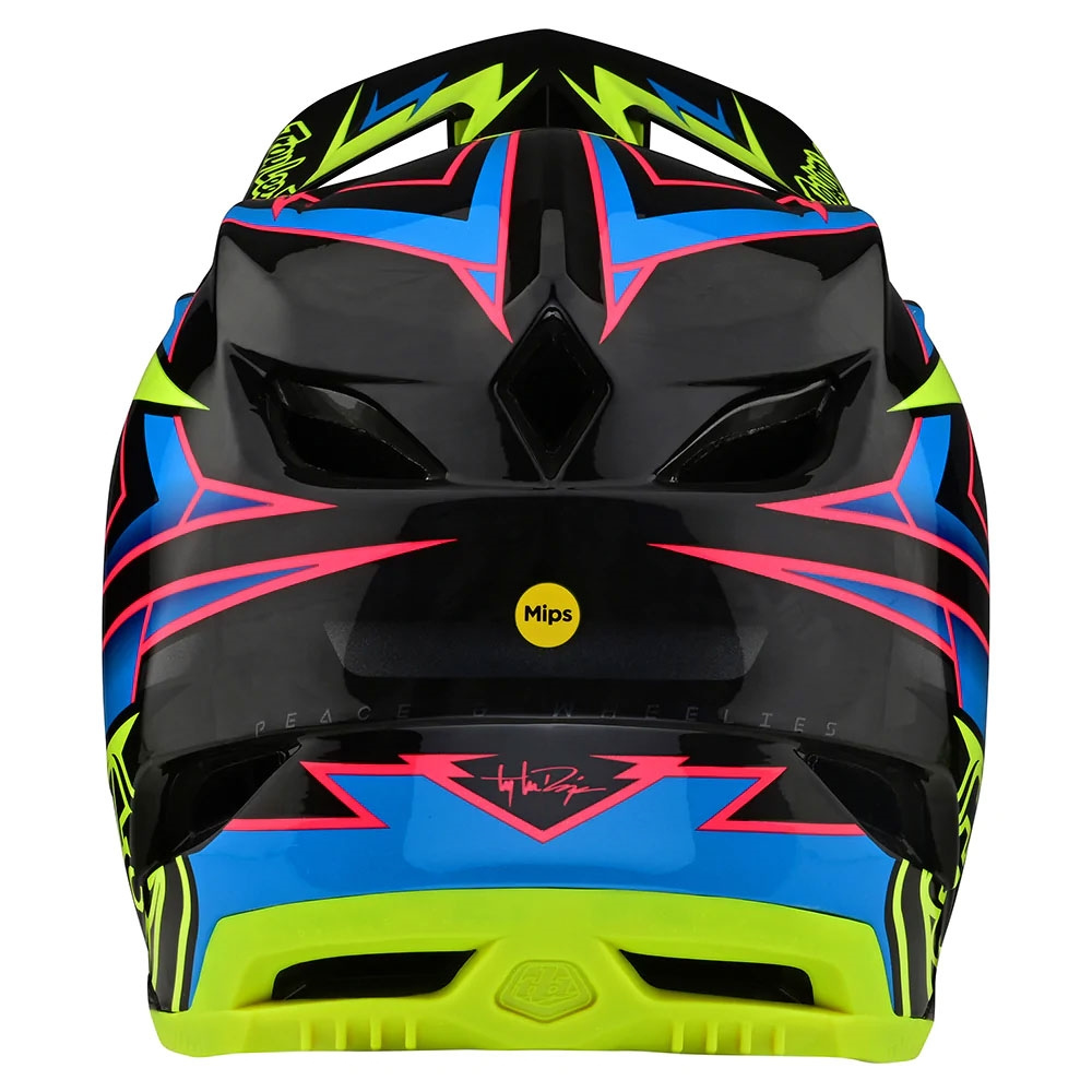 Helmets Troy Lee Designs D4 Carbon MIPS Volt Black/Flo Yellow 6 Helmets Troy Lee Designs D4 Carbon MIPS Volt Black/Flo Yellow - Image 4