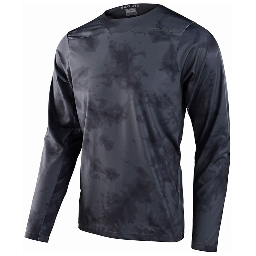 Men's Bicycle Apparel Troy Lee Designs Skyline LS Tie Dye Charcoal 3 Men's Bicycle Apparel Troy Lee Designs Skyline LS Tie Dye Charcoal