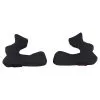 Helmets Troy Lee Designs D4 Cheek Pad Set Solid Black
