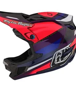 Helmets Troy Lee Designs D4 Carbon MIPS Reverb Pink/Purple