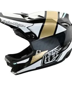 Helmets Troy Lee Designs D4 Carbon MIPS Team Gold