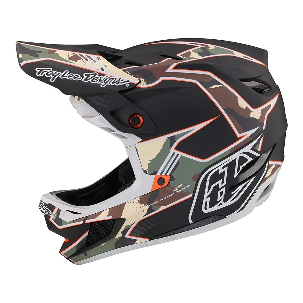 Helmets Troy Lee Designs D4 Composite MIPS Matrix Camo Army Green 3 Helmets Troy Lee Designs D4 Composite MIPS Matrix Camo Army Green